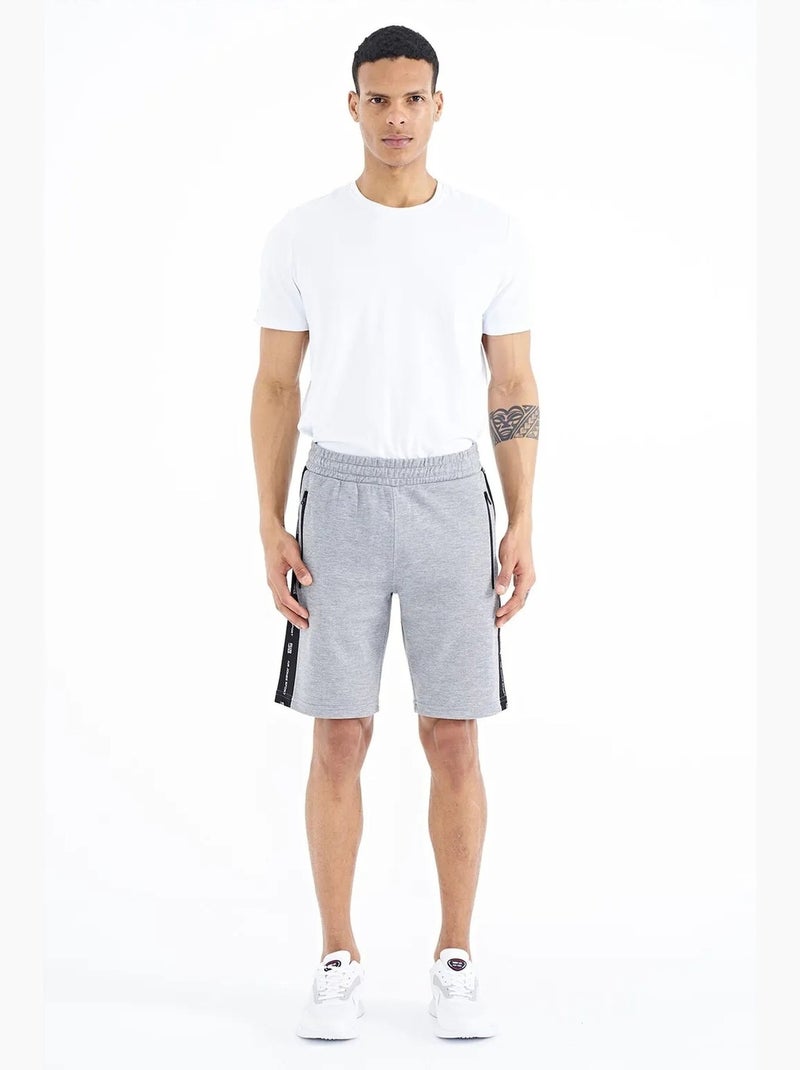 Short de survêtement homme en maille tommy Gris clair - Kiabi