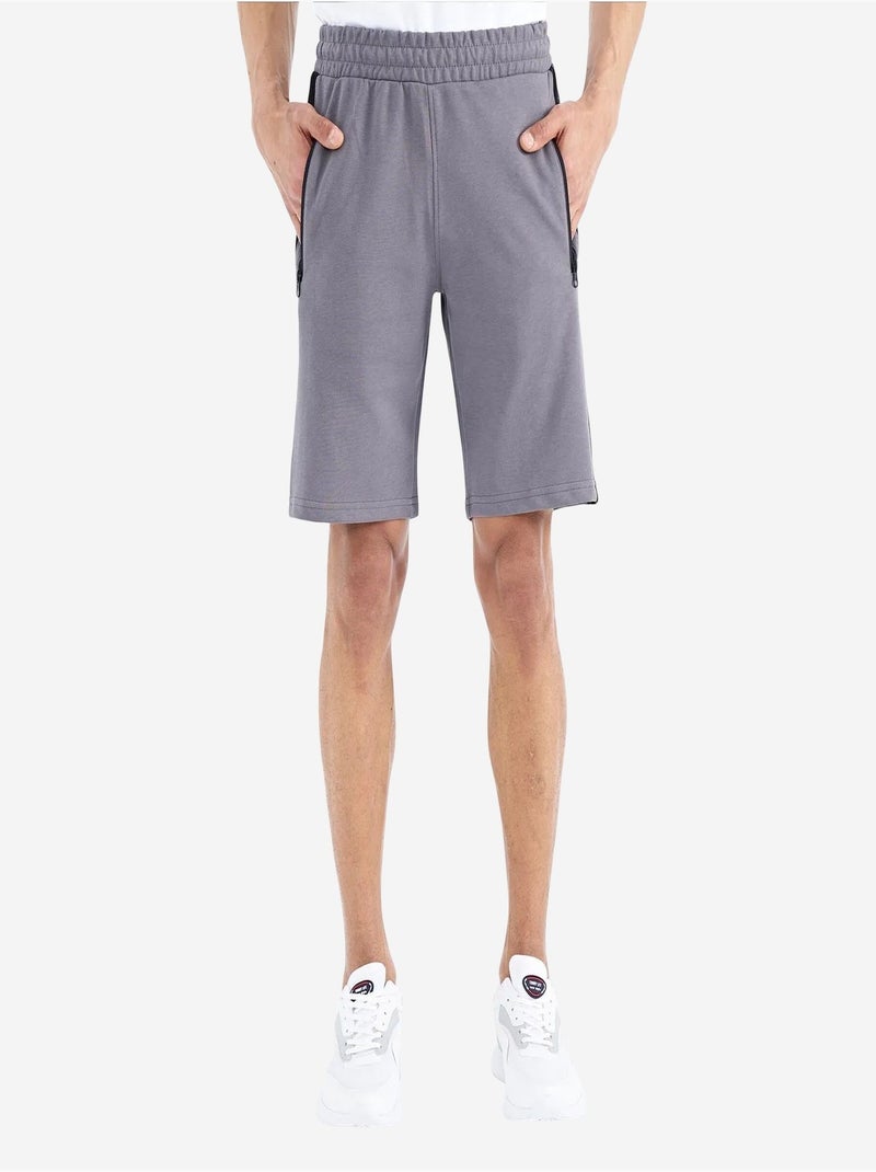 Short de survêtement homme en maille tommy Gris - Kiabi