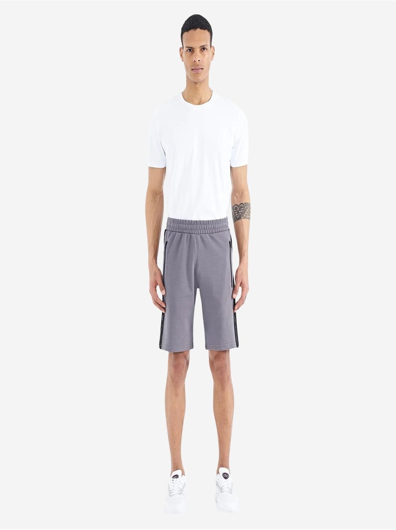 Short de survêtement homme en maille tommy Gris - Kiabi