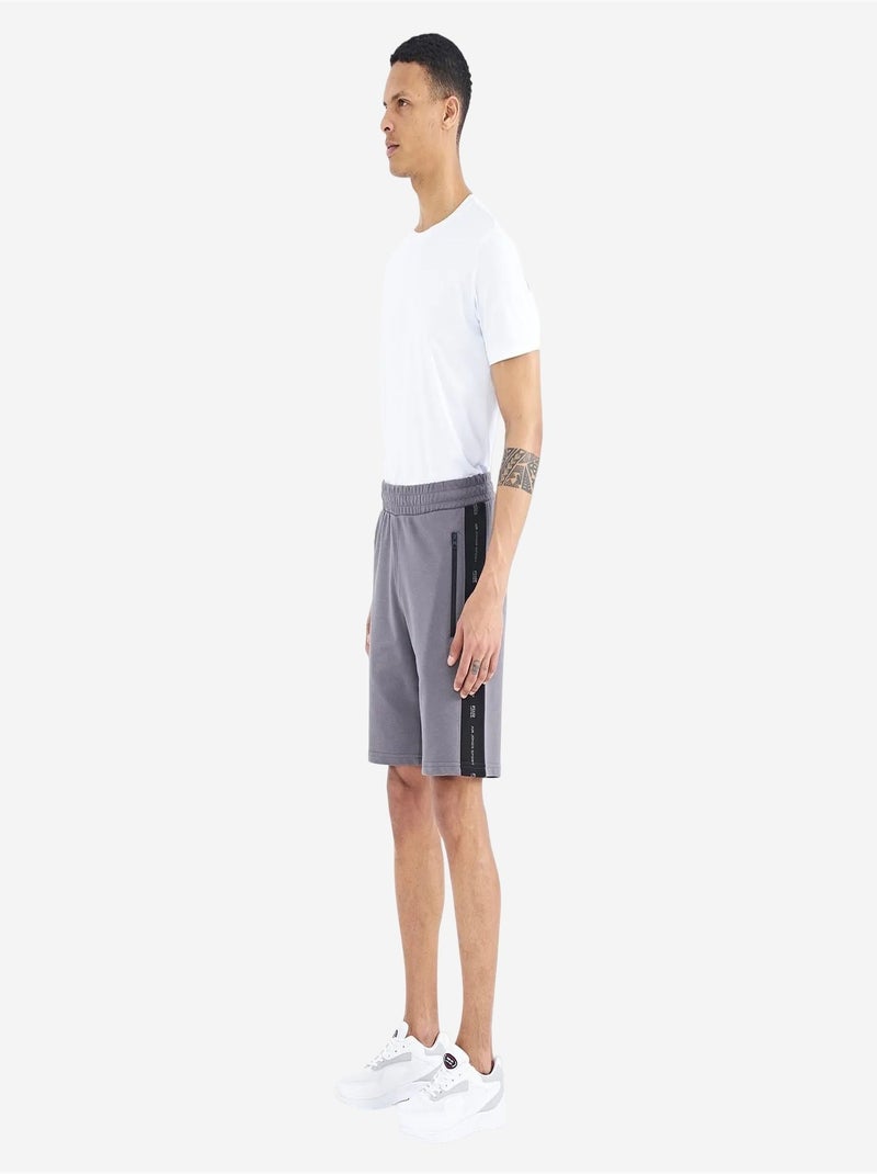Short de survêtement homme en maille tommy Gris - Kiabi