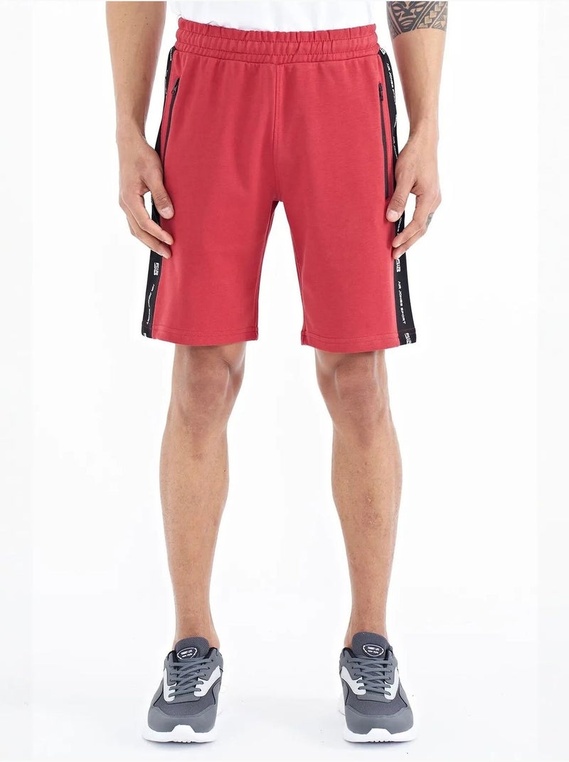 Short de survêtement homme en maille tommy Rouge - Kiabi