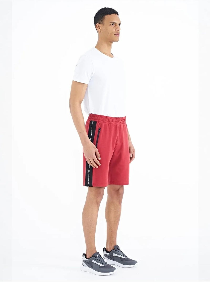 Short de survêtement homme en maille tommy Rouge - Kiabi