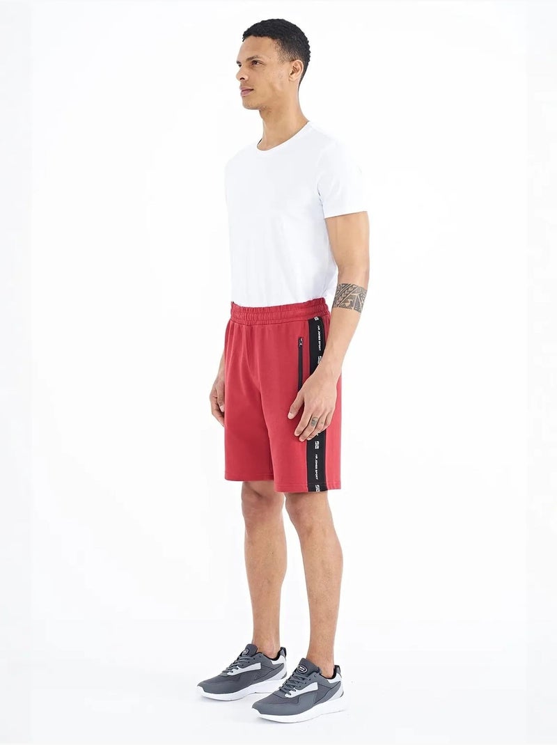 Short de survêtement homme en maille tommy Rouge - Kiabi