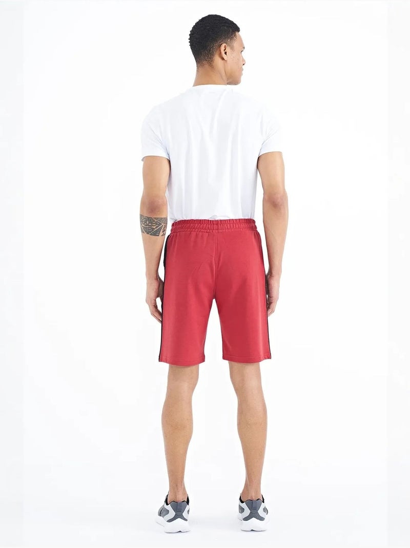 Short de survêtement homme en maille tommy Rouge - Kiabi