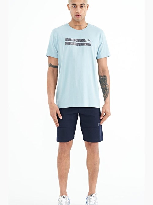 Short de survêtement homme en maille, uni tommy - Kiabi Short de survêtement homme en maille, uni tommy - Kiabi