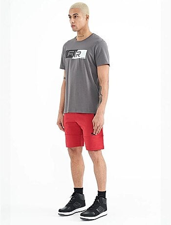 Short de survêtement homme en maille, uni tommy