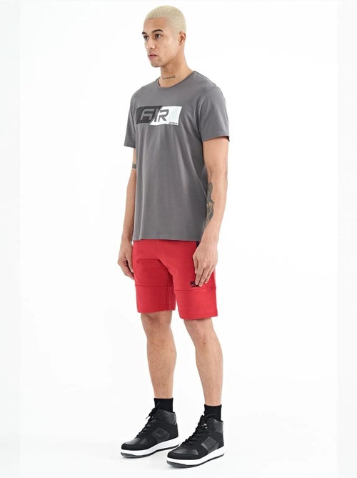 Short de survêtement homme en maille, uni tommy - Kiabi Short de survêtement homme en maille, uni tommy - Kiabi
