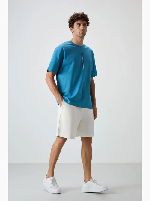 Short de survêtement homme en mélange de coton tommy - Kiabi Short de survêtement homme en mélange de coton tommy - Kiabi