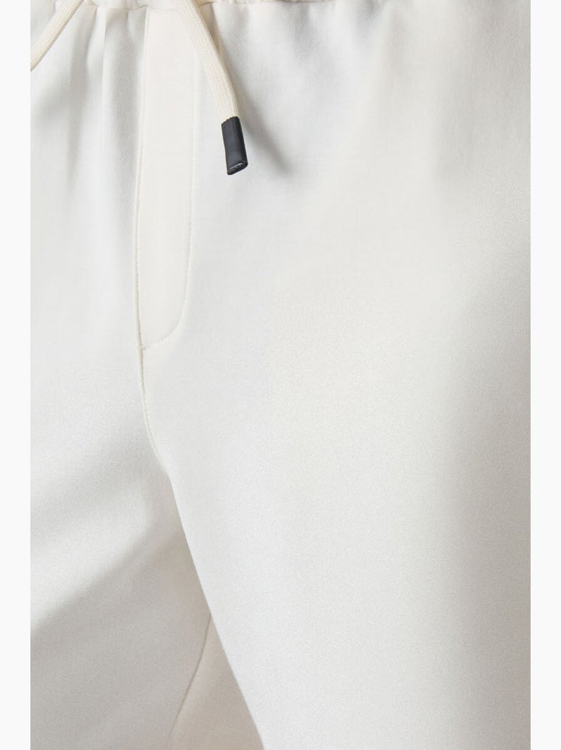 Short de survêtement homme en mélange de coton tommy Blanc cassé - Kiabi