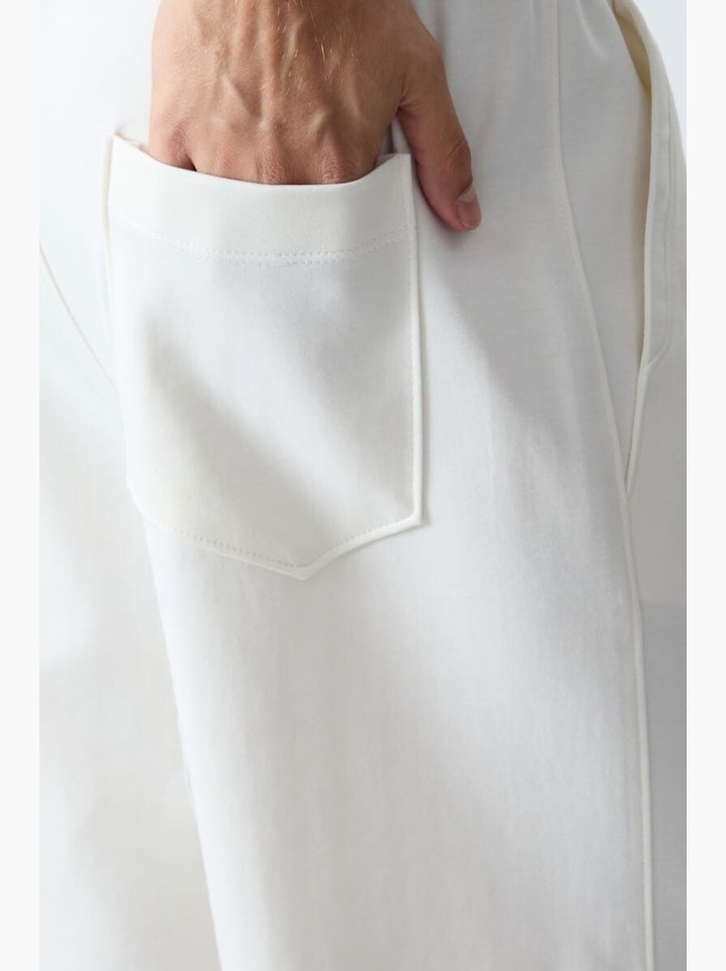 Short de survêtement homme en mélange de coton tommy Blanc - Kiabi