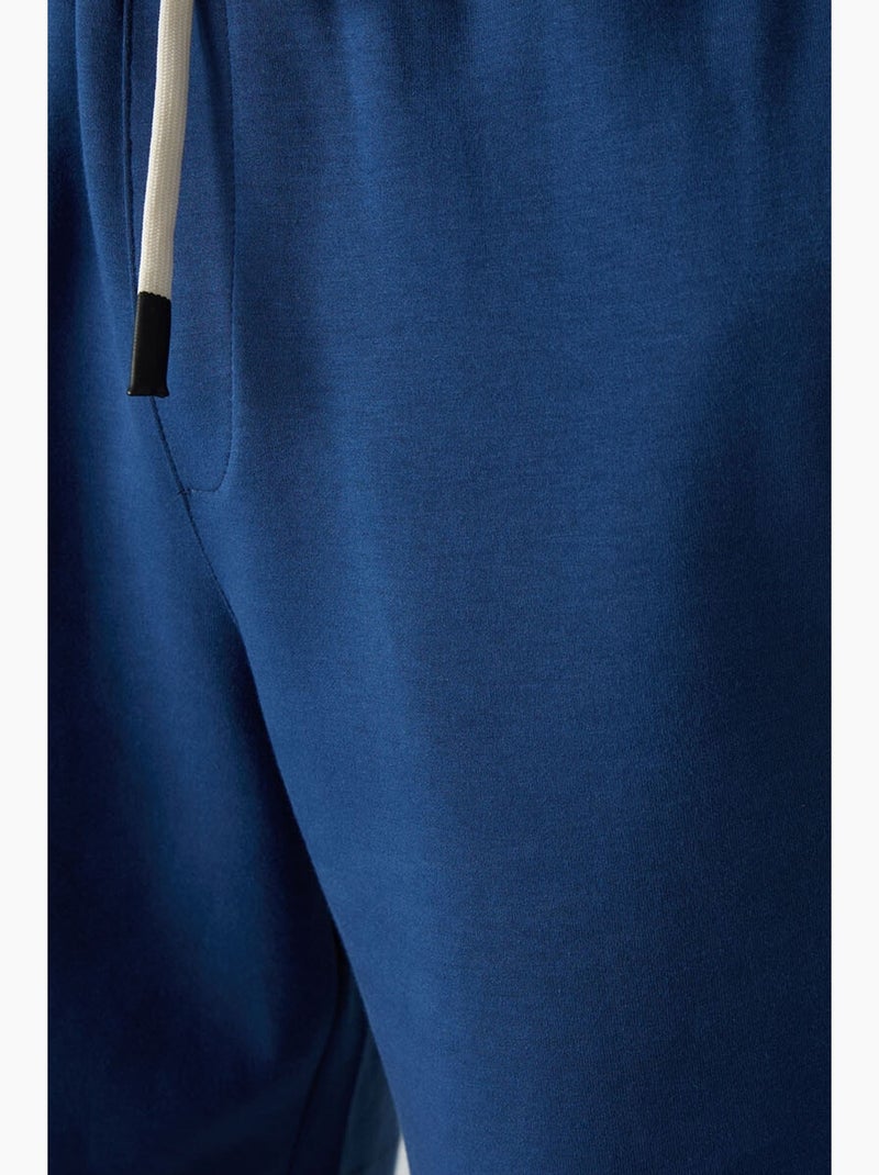 Short de survêtement homme en mélange de coton tommy Bleu - Kiabi