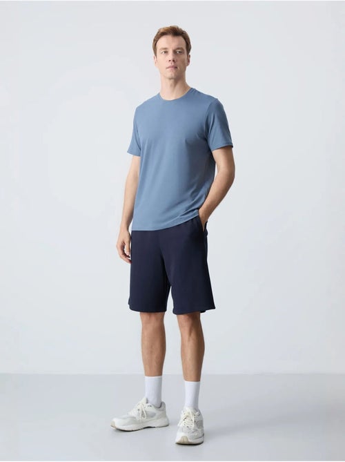 Short de survêtement homme en mélange de coton tommy - Kiabi Short de survêtement homme en mélange de coton tommy - Kiabi