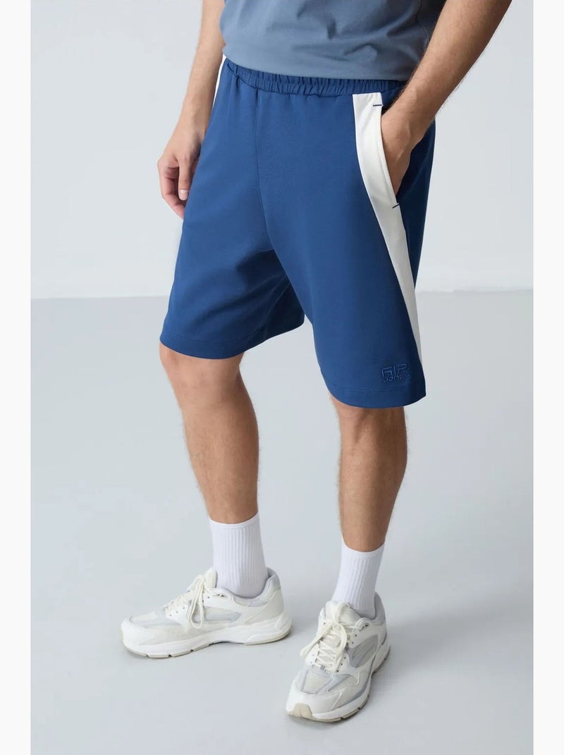 Short de survêtement homme en mélange de coton tommy Bleu roi - Kiabi