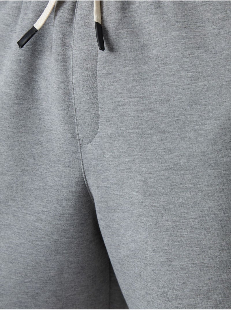 Short de survêtement homme en mélange de coton tommy Gris - Kiabi
