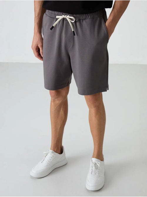 Short de survêtement homme en mélange de coton tommy - Kiabi Short de survêtement homme en mélange de coton tommy - Kiabi