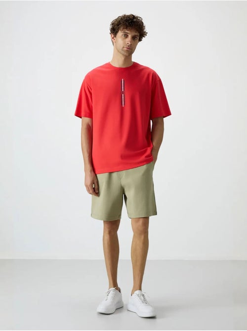 Short de survêtement homme en mélange de coton tommy - Kiabi Short de survêtement homme en mélange de coton tommy - Kiabi