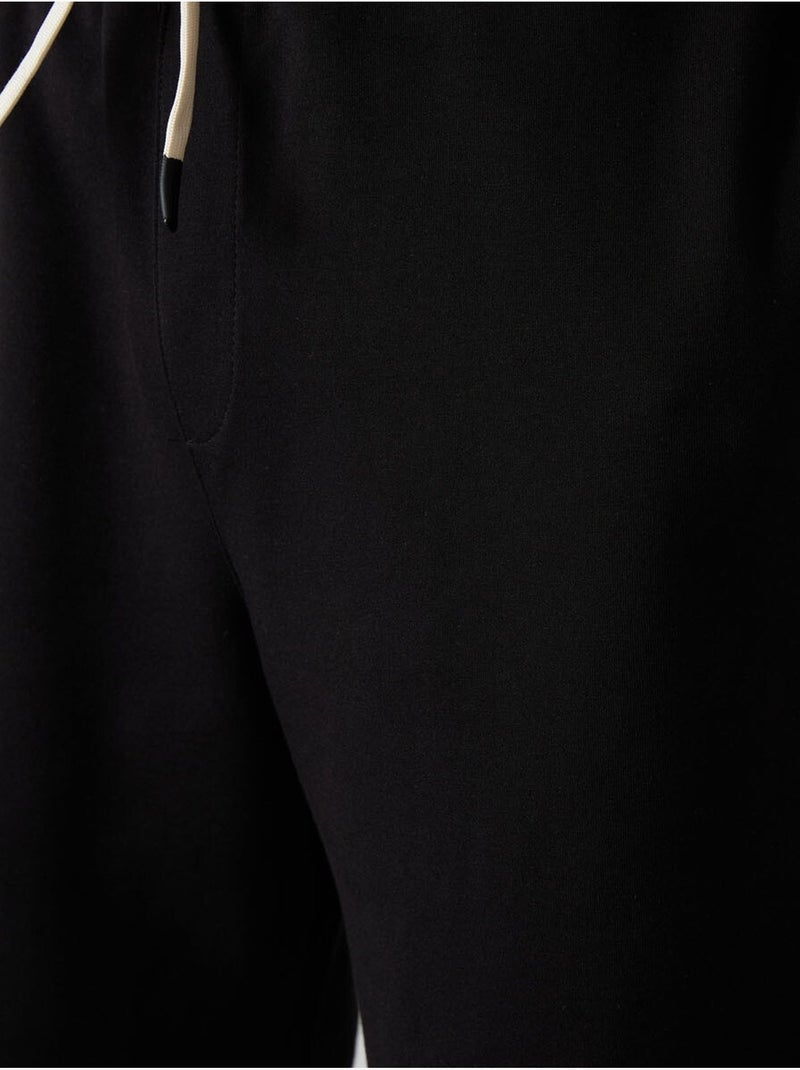 Short de survêtement homme en mélange de coton tommy Noir - Kiabi