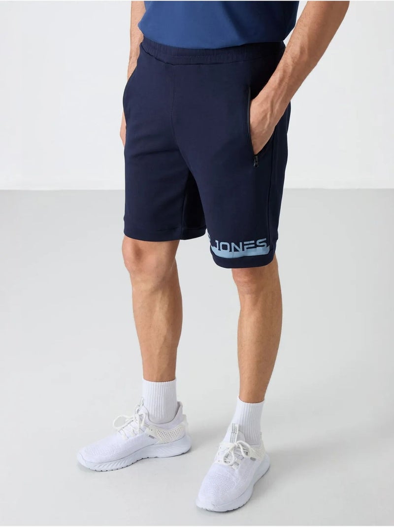 Short de survêtement homme en molleton tommy Bleu marine - Kiabi