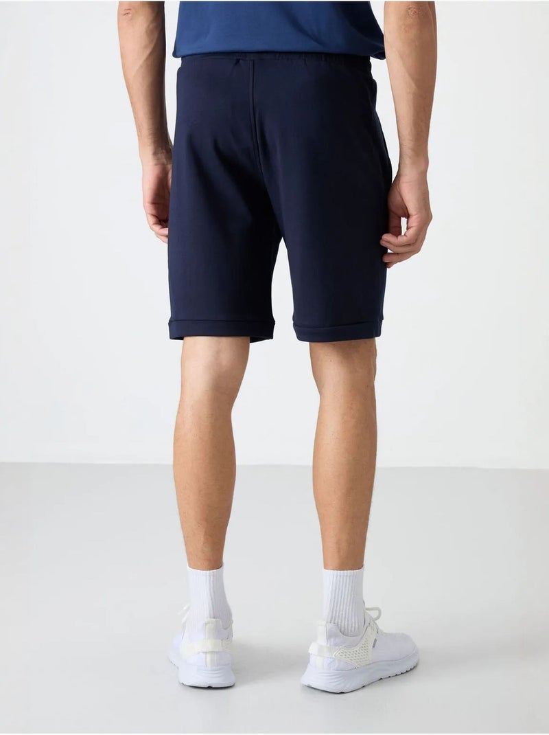 Short de survêtement homme en molleton tommy Bleu marine - Kiabi
