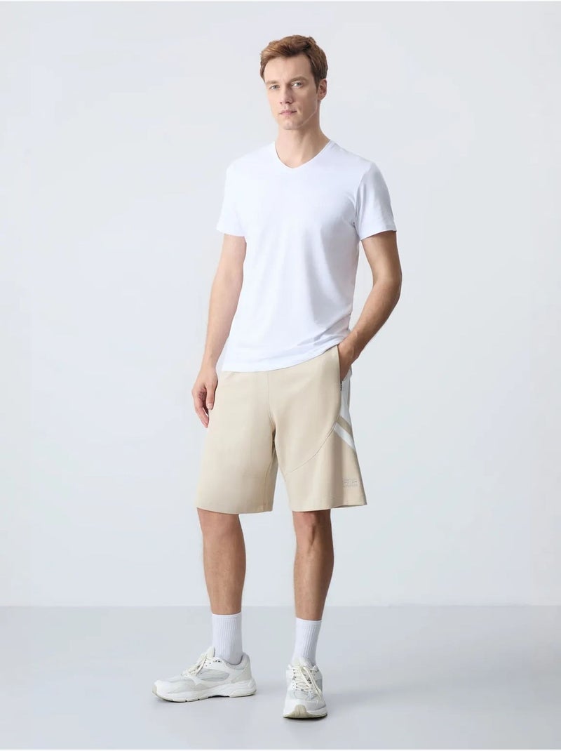 Short de survêtement homme en molton tommy Beige argile - Kiabi