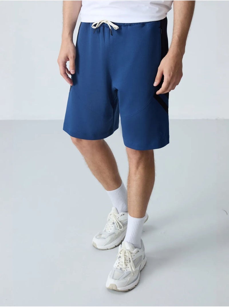 Short de survêtement homme en molton tommy Bleu foncé - Kiabi