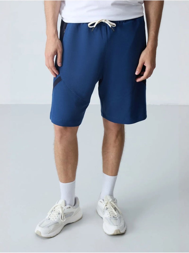Short de survêtement homme en molton tommy Bleu foncé - Kiabi