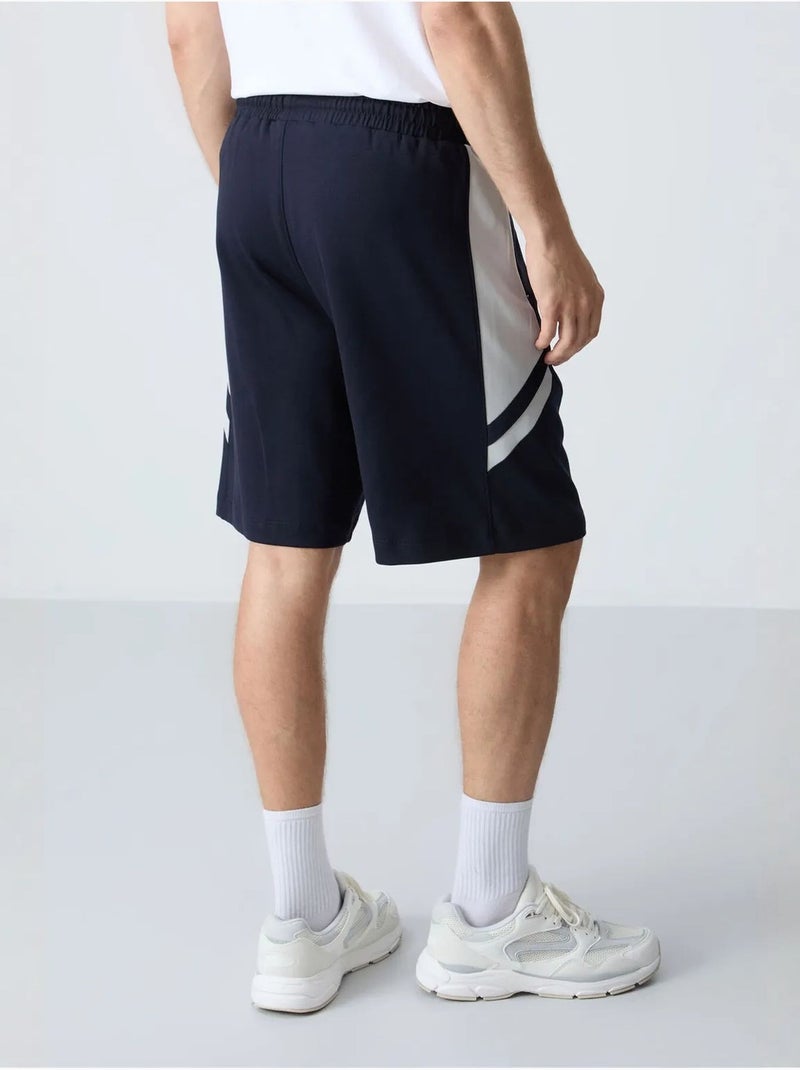 Short de survêtement homme en molton tommy Bleu marine - Kiabi