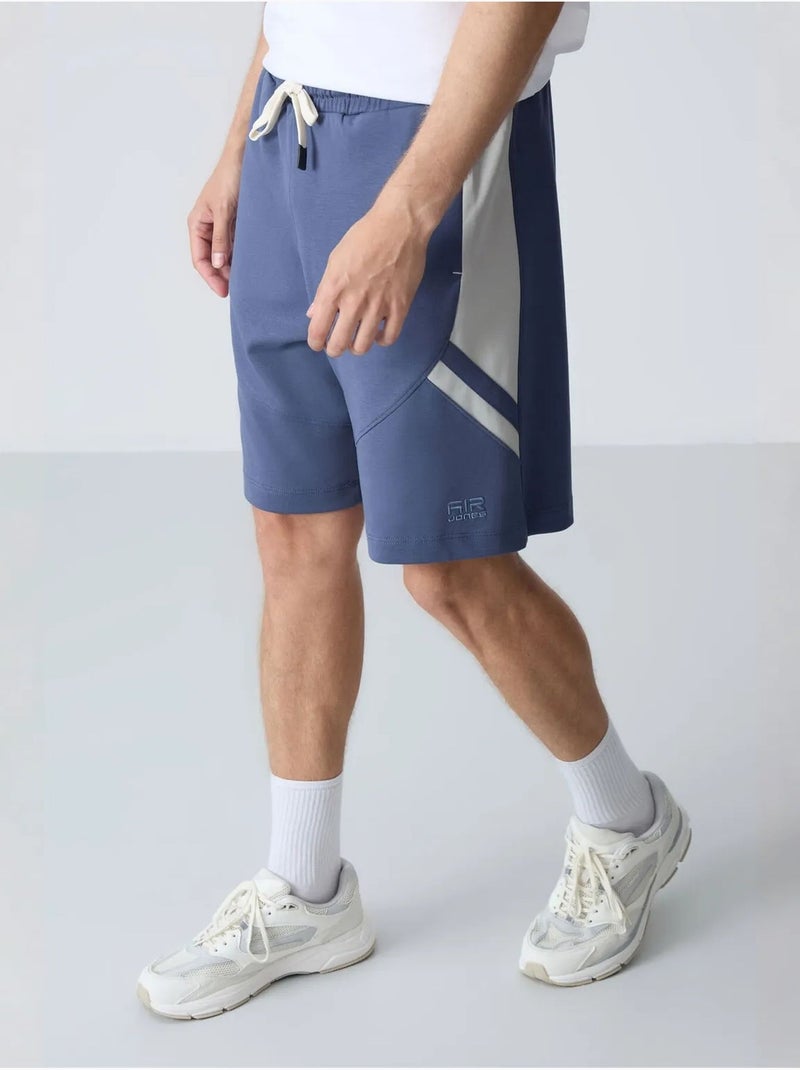 Short de survêtement homme en molton tommy Bleu saphir - Kiabi