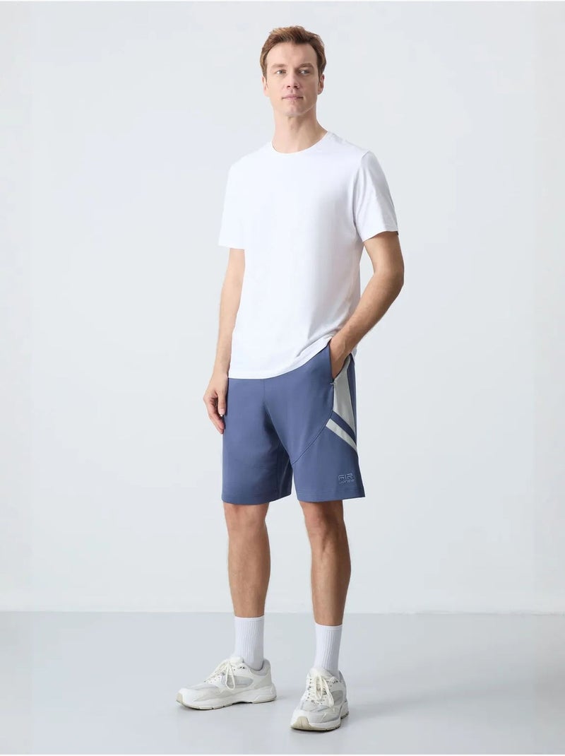 Short de survêtement homme en molton tommy Bleu saphir - Kiabi