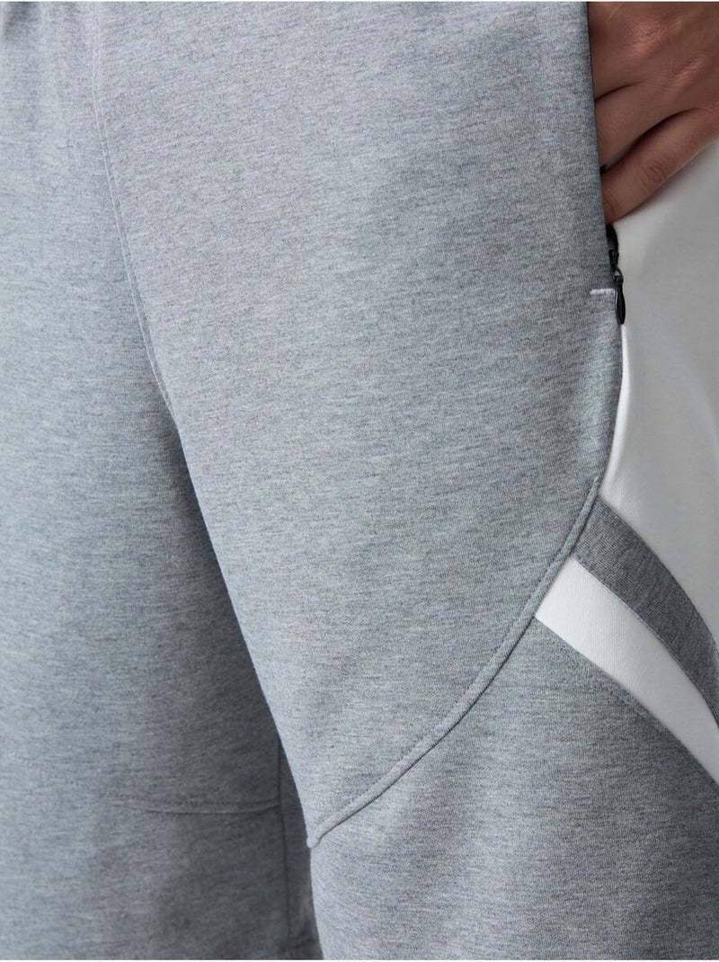 Short de survêtement homme en molton tommy Gris clair - Kiabi