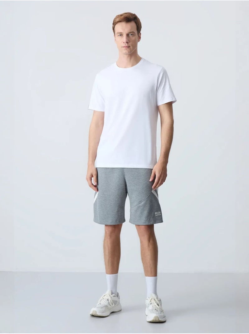 Short de survêtement homme en molton tommy Gris clair - Kiabi