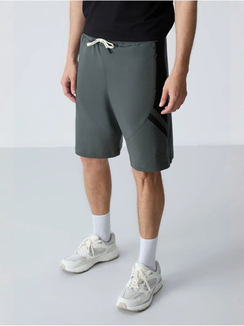 Short de survêtement homme en molton tommy Gris - Kiabi