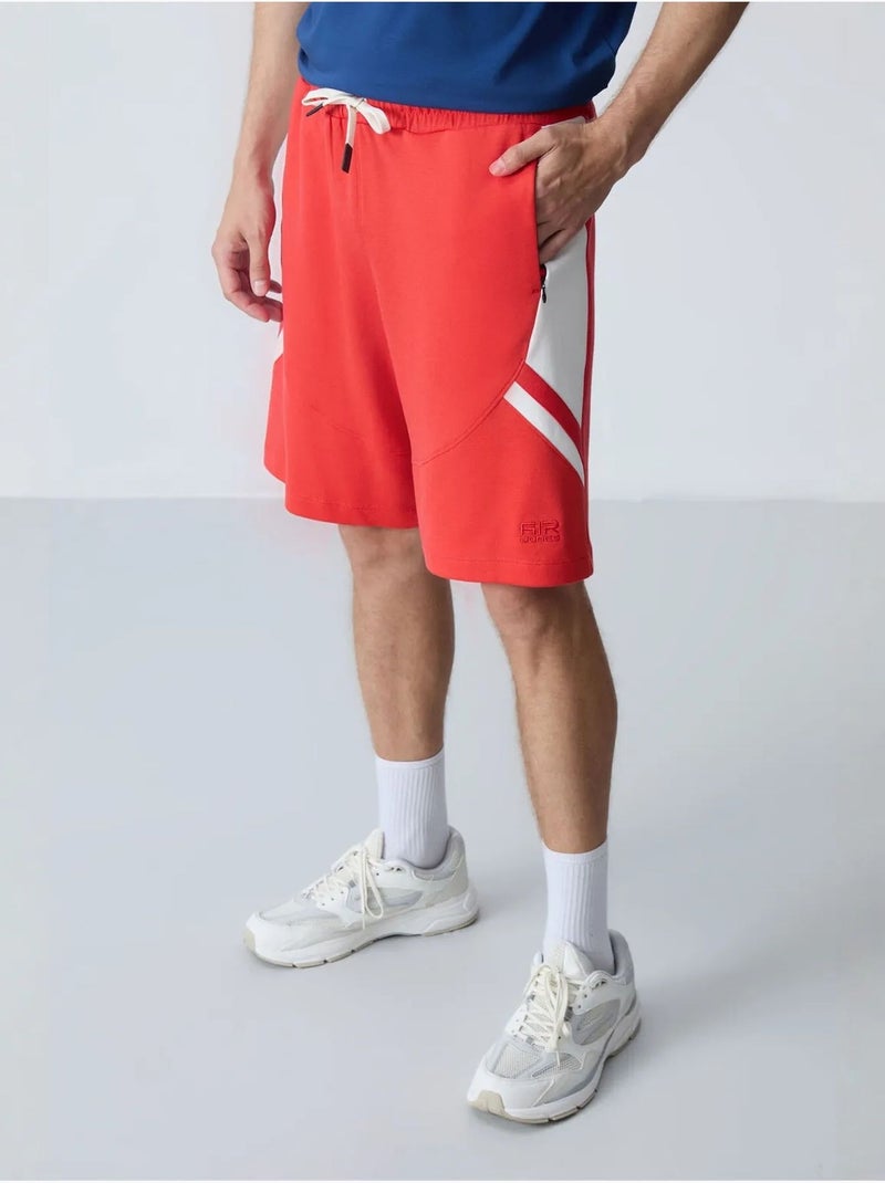 Short de survêtement homme en molton tommy Rouge - Kiabi
