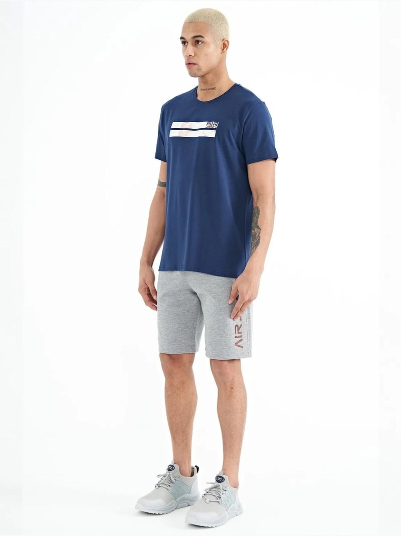 Short de survêtement homme imprimé tommy Gris clair - Kiabi