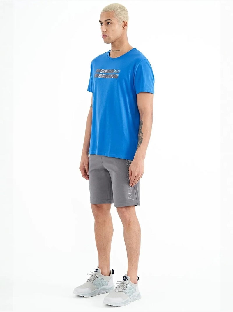 Short de survêtement homme imprimé tommy Gris Noir - Kiabi