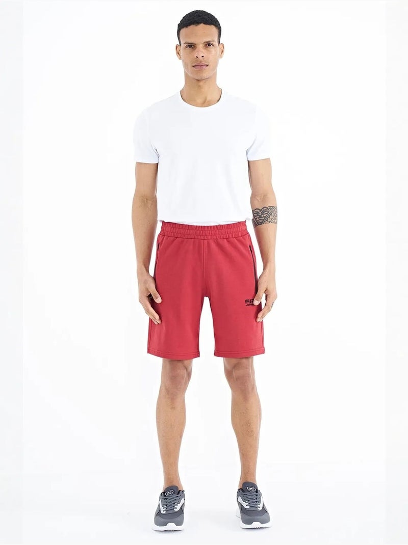 Short de survêtement homme uni tommy Rouge - Kiabi