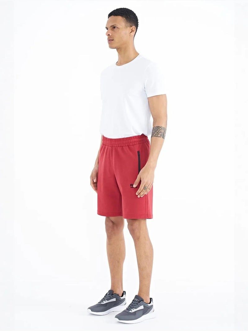 Short de survêtement homme uni tommy Rouge - Kiabi