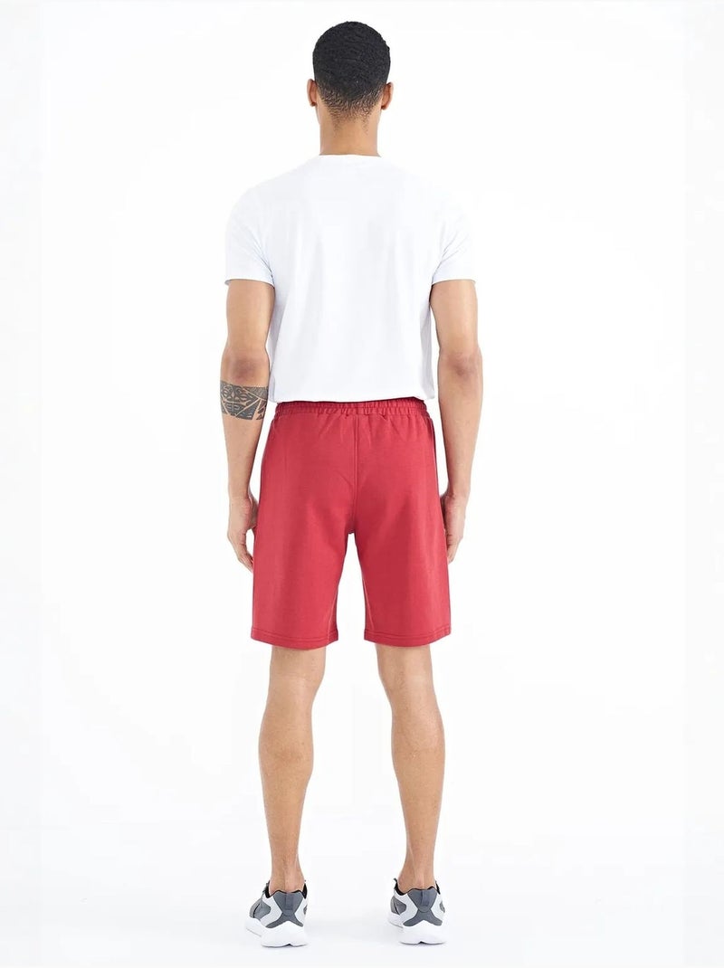 Short de survêtement homme uni tommy Rouge - Kiabi