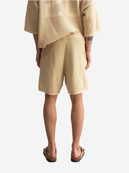 Short de survêtement taille mi-haute en maille texturée giesto - Kiabi Short de survêtement taille mi-haute en maille texturée giesto - Kiabi