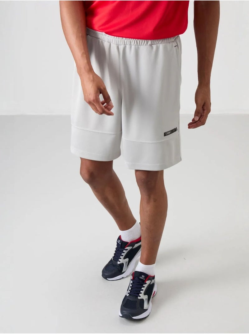 Short de survêtement uni homme tommy Blanc cassé - Kiabi