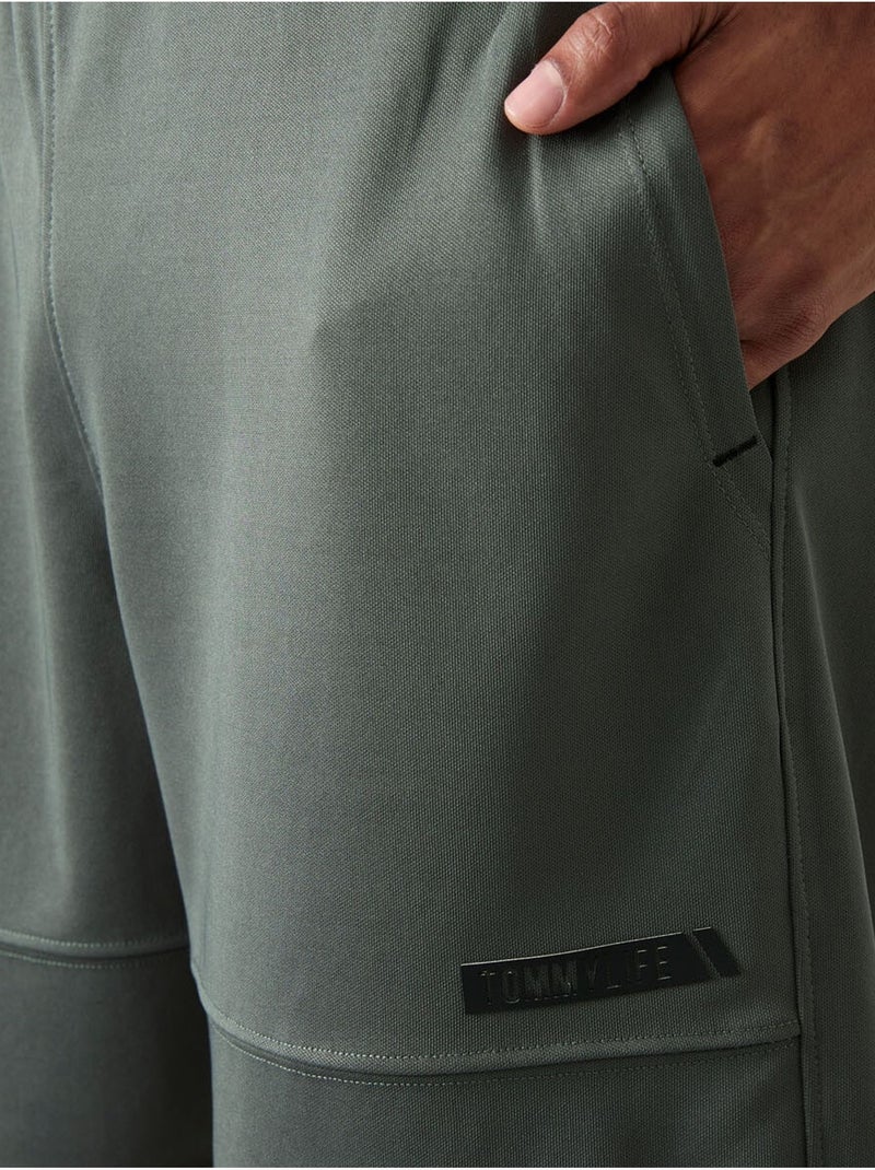 Short de survêtement uni homme tommy Kaki - Kiabi