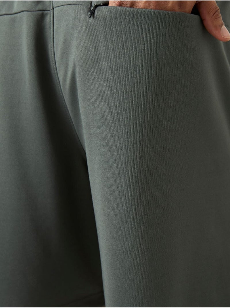 Short de survêtement uni homme tommy Kaki - Kiabi