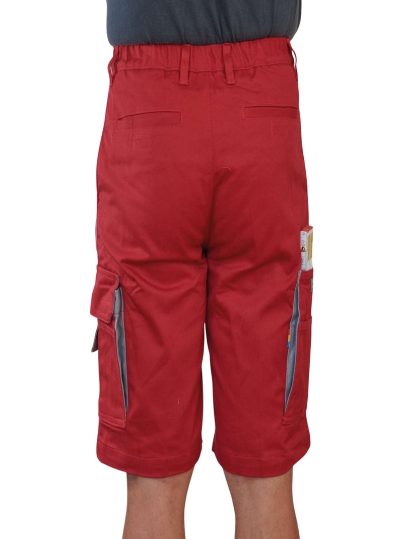 Short de travail - voitureson contrast Rouge - Kiabi