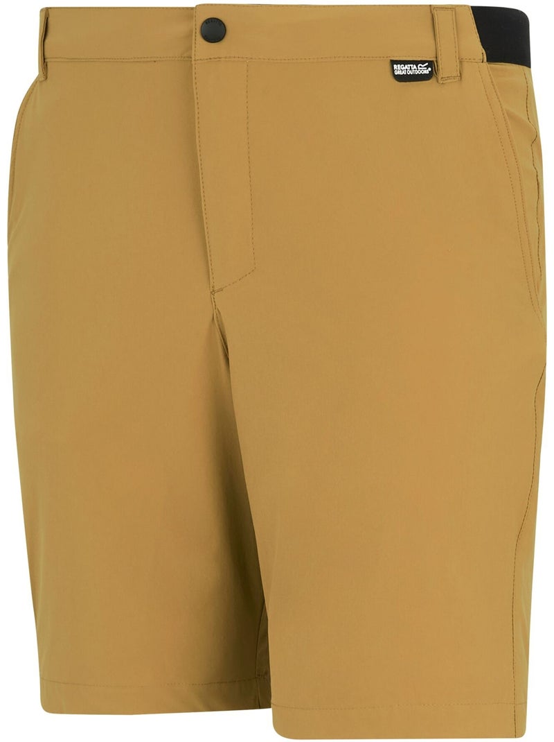 Short de voyage à taille semi-élastiquée - regatta professional Jaune foncé - Kiabi