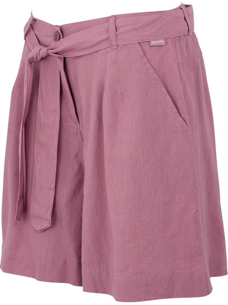 Short décontracté à nouer sabela - regatta Mauve lilas - Kiabi