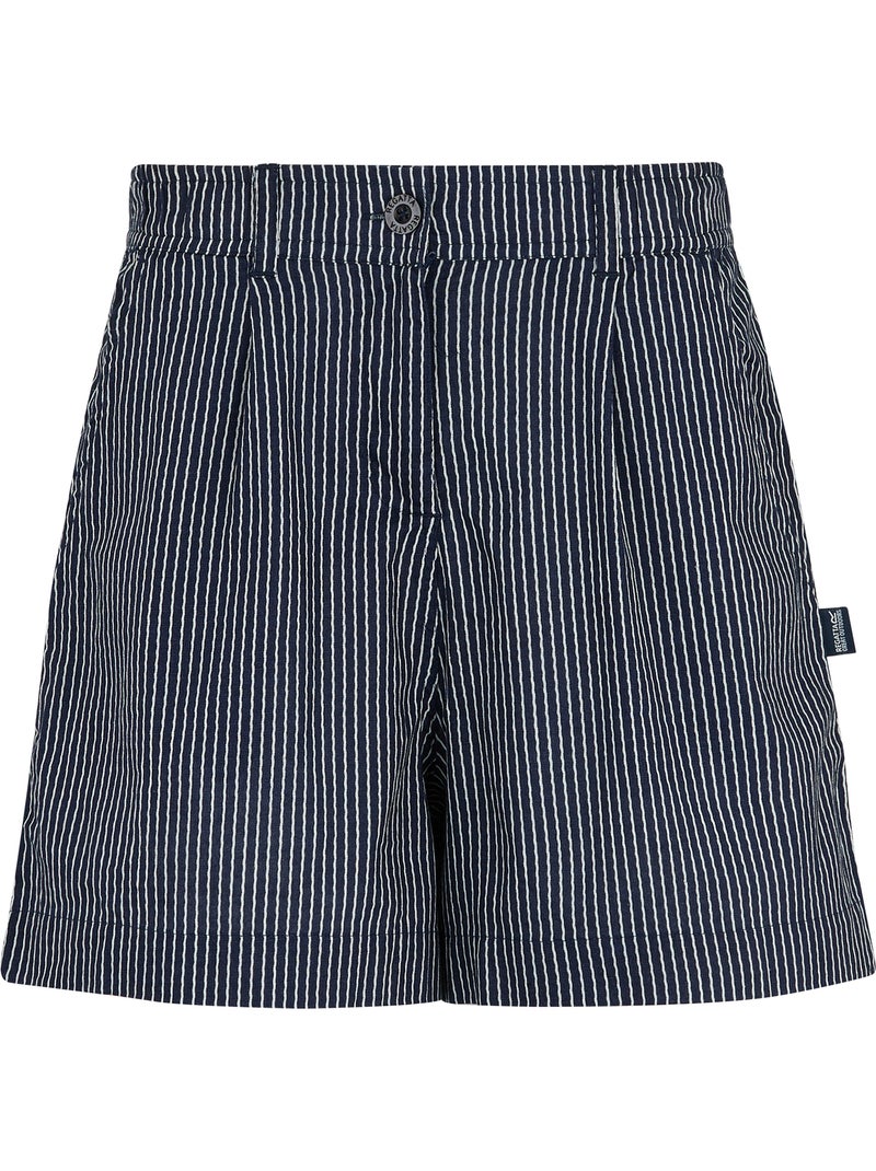 Short décontracté motif/style rayure verticale sabelle - regatta Bleu Blanc - Kiabi
