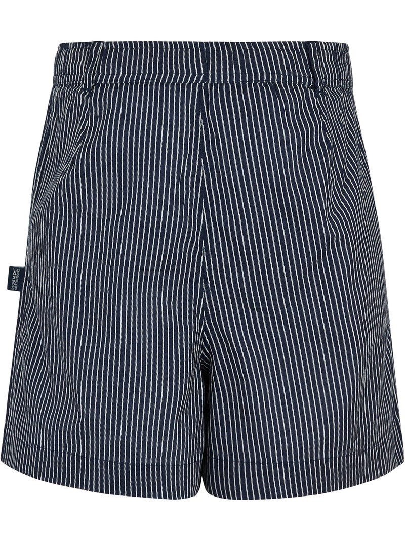Short décontracté motif/style rayure verticale sabelle - regatta Bleu Blanc - Kiabi