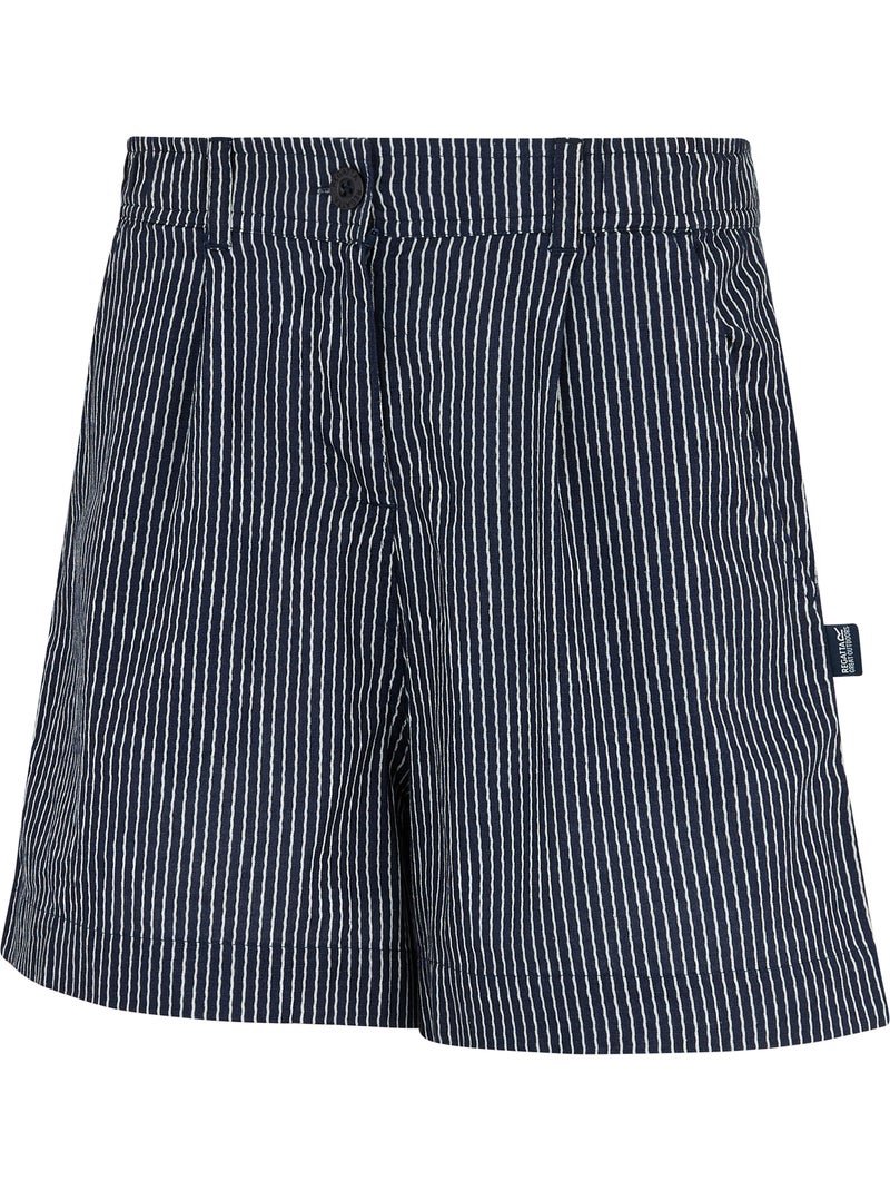 Short décontracté motif/style rayure verticale sabelle - regatta Bleu Blanc - Kiabi