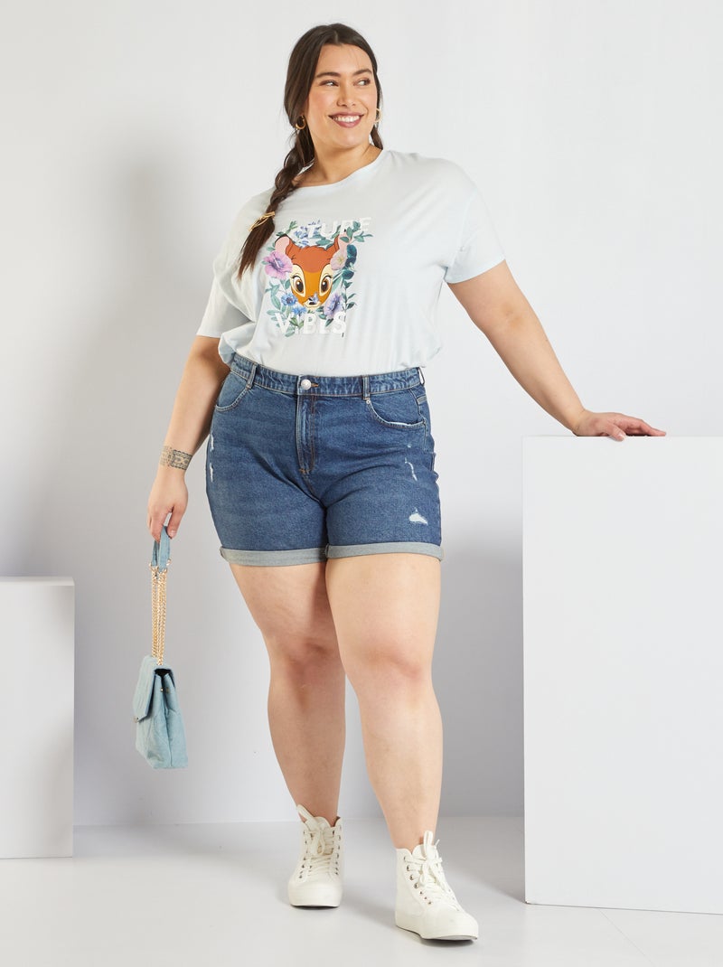 Short denim 5 poches Bleu - Kiabi