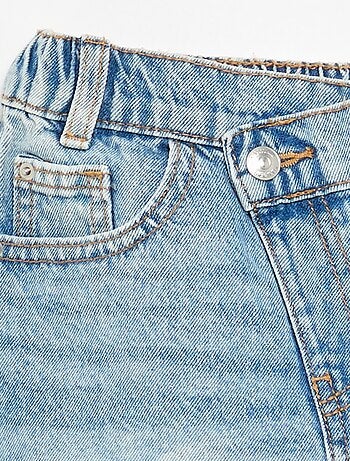 Short denim à enfiler